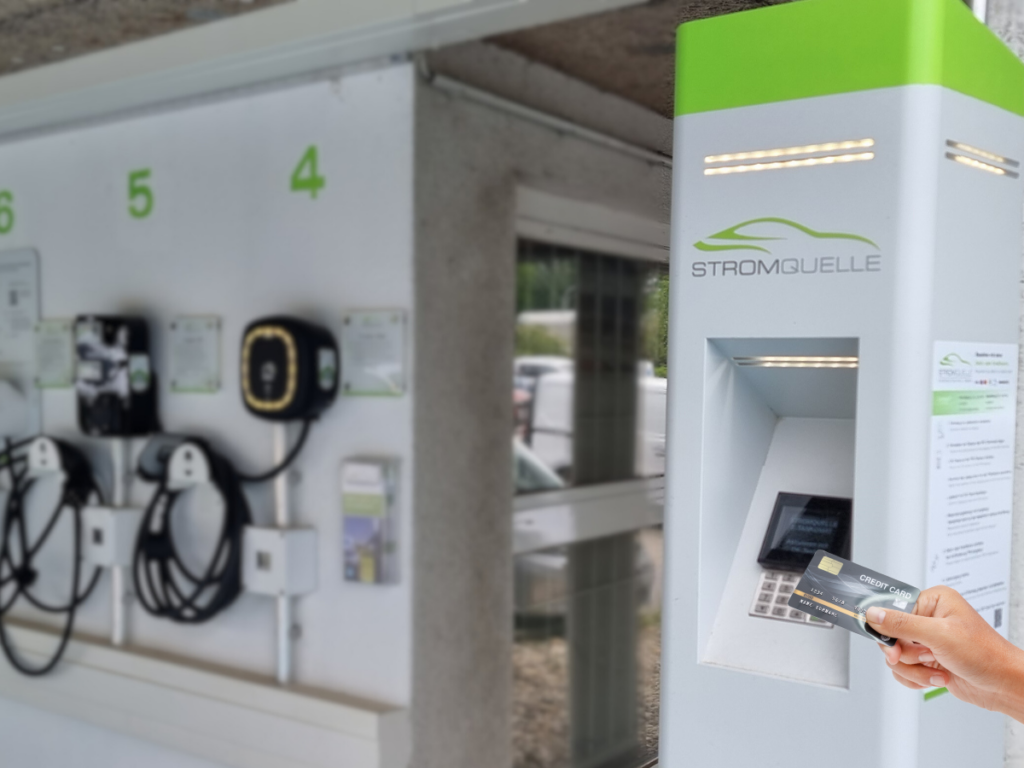 Stromquelle Bezahlterminal für E-Ladestationen