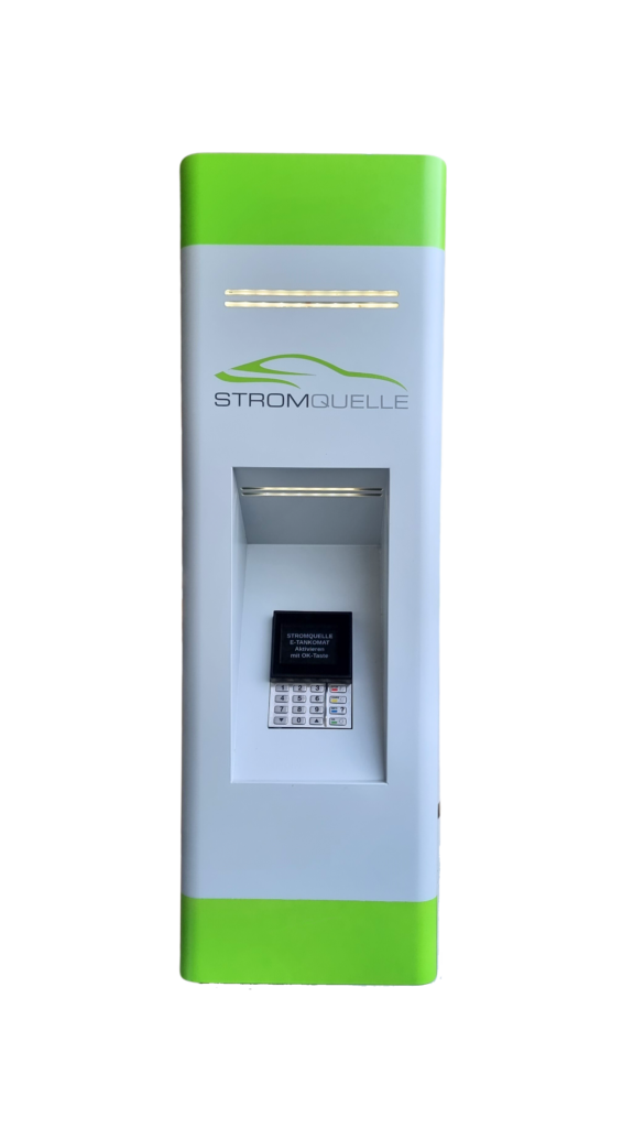 Ladeautomat der Stromquelle mit Display und Tastatur für Debit-und Kreditkarten